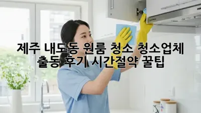 제주 내도동 원룸 청소🧹✨ 청소업체 출동 후기! #시간절약 #꿀팁